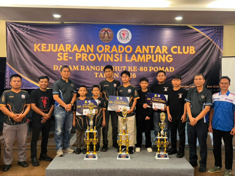 ORADO Tulang Bawang Raih Juara di Tingkat Junior